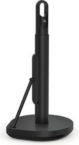 Държач за кухненски кърпи от матирана черна стомана - simplehuman