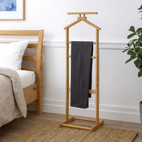 Бамбукова стойка за костюми в естествен цвят Vion – Bonami Essentials