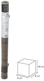 Тъмнокафява бамбукова ролетна щора 90x180 cm Natural Life - Casa Selección