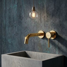 СМЕСИТЕЛ за вграждане Rea Lungo Gold + BOX