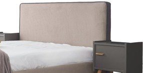 Тапицирано легло Ritz-Mocca-90 x 200-Χωρίς μηχανισμό ανύψωσης