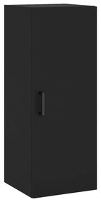 828853 vidaXL Стенен шкаф черен 34,5x34x90 см