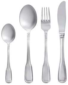 Прибори за хранене от неръждаема стомана в сребрист цвят 16 бр. Attaché – Gense