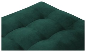 Петролно зелено кадифено столче за крака Santo - Milo Casa