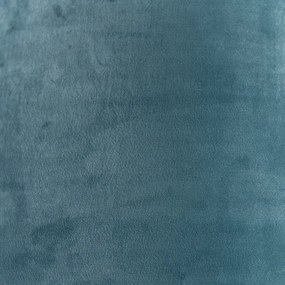 Кадифен абажур син 50/50/25 със златист интериор