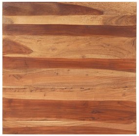 285998 vidaXL Плот за маса, акациево дърво масив, 25-27 мм, 80x80 cм
