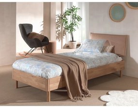 Детско легло от масивен дъб в естествен цвят 90x200 cm Forrest – Vipack