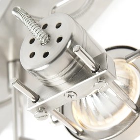 Индустриален прожектор стомана 3-светлина въртящ се и наклоняем - Suplux