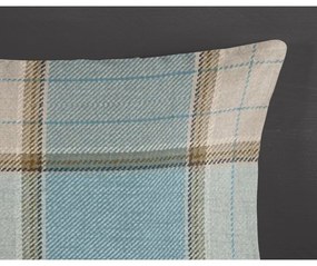 Синьо единично удължено фланелено спално бельо 140x220 cm Jacco – Good Morning