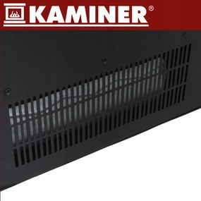Електрическа камина KAMINER EMBEGO 2000W - свободностояща камина с вентилатор и 3D ефект на огъня