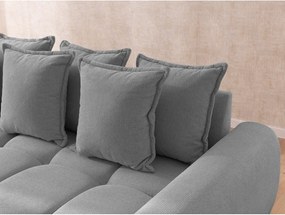 Сив ъглов диван (десен ъгъл) Albane – Ropez