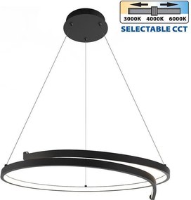 Полилей OMICRON LED, черен, 38W, 3000-4000-6000K