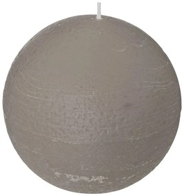 Свещ без аромат atmosphera Olia, Топка, 10 cm - Тъмносив