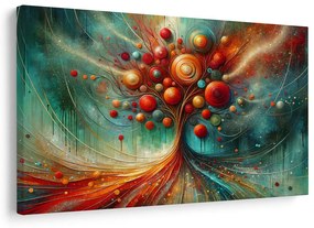 Картина на платно – Цветно дърво на живота