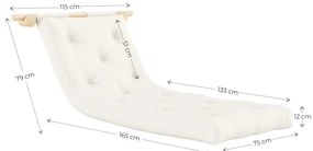 Ленено кресло в естествен цвят Hooked – Karup Design