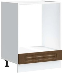 853524 vidaXL Шкаф за фурна, Kalmar, кафяв дъб, инженерно дърво