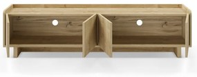 Маса за телевизор от дъбов декор в естествен цвят 180x45x40 cm Daira – Marckeric