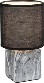 Rabalux 74068 - Настолна лампа NALISA 1xE14/40W/230V черна/мраморен декор