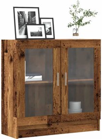 856154 vidaXL Шкаф за книги от старо дърво 82,5x30,5x80cm Инженерна дървесина