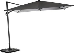 Градински чадър със странична стойка Hesperide Cayo, 3x3 m - Шисти