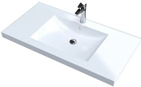 мивка Sanitec Alba-Бял-Дължина 100 см.