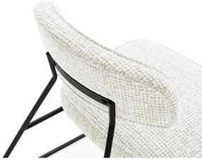 Бяло-бежово кресло Elon – Marckeric