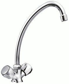 Смесител за кухня КЛИЕР ICF 7009838C M7119, месингов, хром