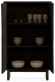 Черно шкафче 80x130x40 cm Solei – MOME