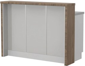 Островна кухненска пейка Modena-Length: 150 cm.-Gray light-Carini Wallnut