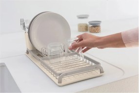 Бежова метална тавичка за оттичане 46x20 cm – Brabantia