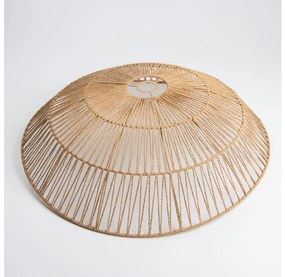 Универсален абажур KERIA, диаметър 70 см, кафяв