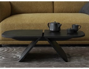 Черна масичка за кафе от масивен дъб 54x100 cm Avio – Blomus