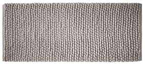 Сив килим за баня 50x120 cm Aspen Bobble – Bianca