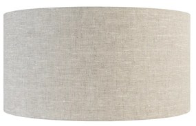 Текстилен абажур светлосив кръгъл 50/50/25