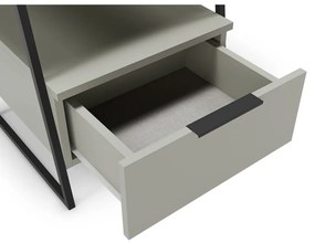 Зелено-сиво нощно шкафче Velia – Marckeric