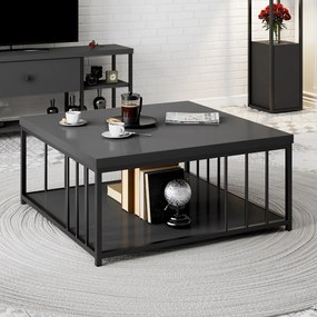 Кафе маса Zenn, цвят Антрацит Черен