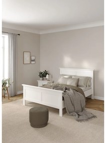 Бяло двойно легло 140x200 cm Paris – Tvilum