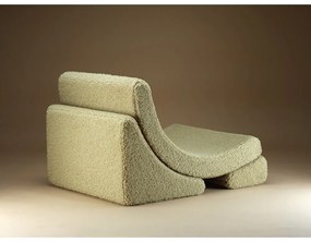 Зелен детски стол от букле Moon – Wigiwama