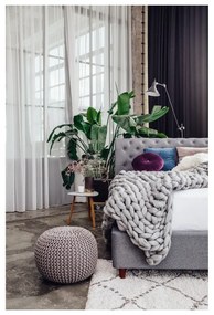 Сив и кафяв диван Jagger pouf - Bonami Essentials