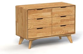 Нисък скрин от дъб 90x63 cm Greg - The Beds