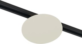 Модерна бежова таванна лампа за релсова осветителна система 1-фазна 2-лампи - Iconic Pulley