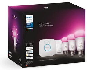 Smart стартов пакет 5 бр. E27, 11 W White and color ambiance – Philips Hue