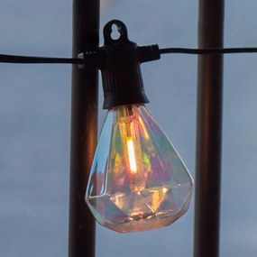 Светлинна верига с 10 броя крушки за контакт със соларен панел, дължина 300 cm Marcus – Sirius