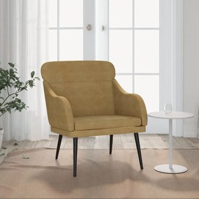 Sonata H Кресло, кафяво, 63x76x80 см, кадифе