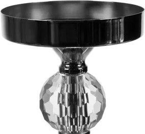 Комплект от 3 свещника, фенери на стъбло, сребърни Ruhhy