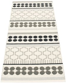 Сива и кремава пътека за открито и закрито 70x180 cm Asta Warm Grey – Pappelina