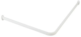 Бял прът за душ завеса Era – Wenko