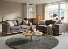 Двуместен диван Dysine-Сиво тъмно