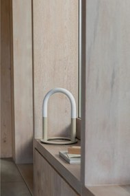 Бежова метална LED затъмняваща се настолна лампа (височина 36 cm) Arch – Zuiver