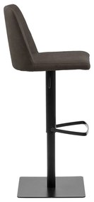 Антрацитен бар стол с регулируема височина (височина на седалката 78,5 cm) Avanja – Actona